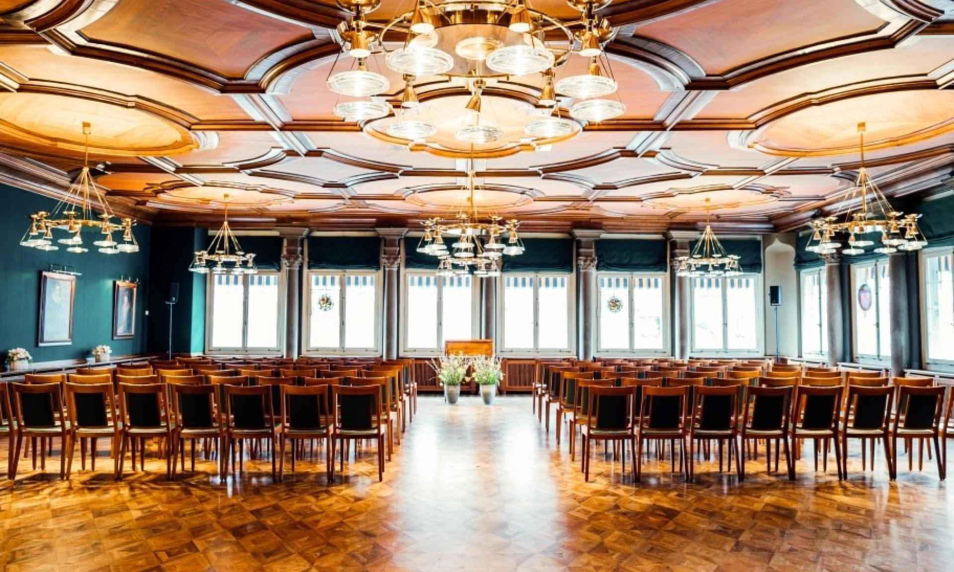 Zunfthaus zur Saffran restaurant in Zürich, Switzerland