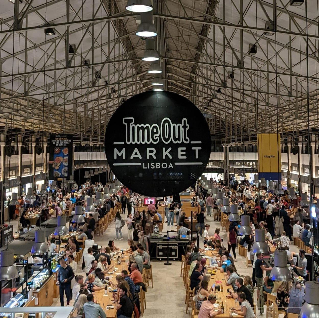 Time Out Market restaurant in Lisbon, Portugal