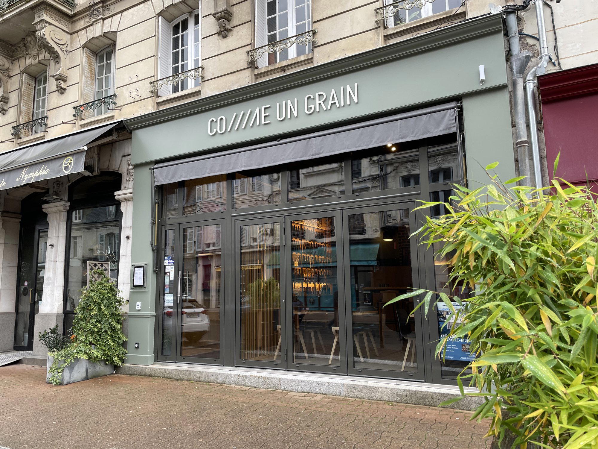 Comme un grain restaurant in Vendôme, France