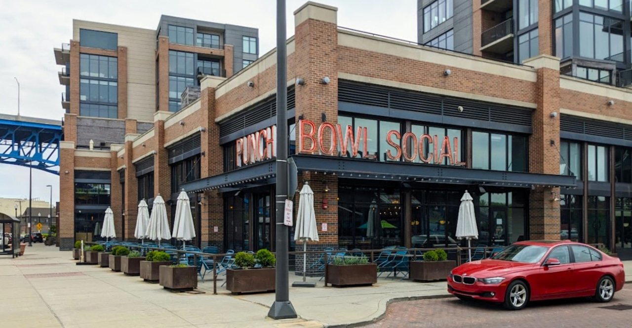 Punch Bowl Social restaurant in Cleveland, United States