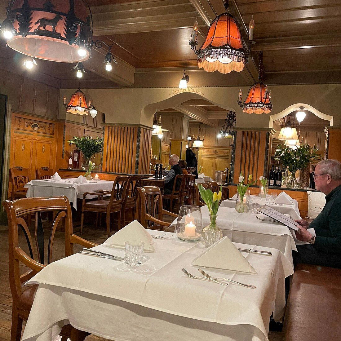 Hunsinger in der Goldenen Gans restaurant in Munich, Germany