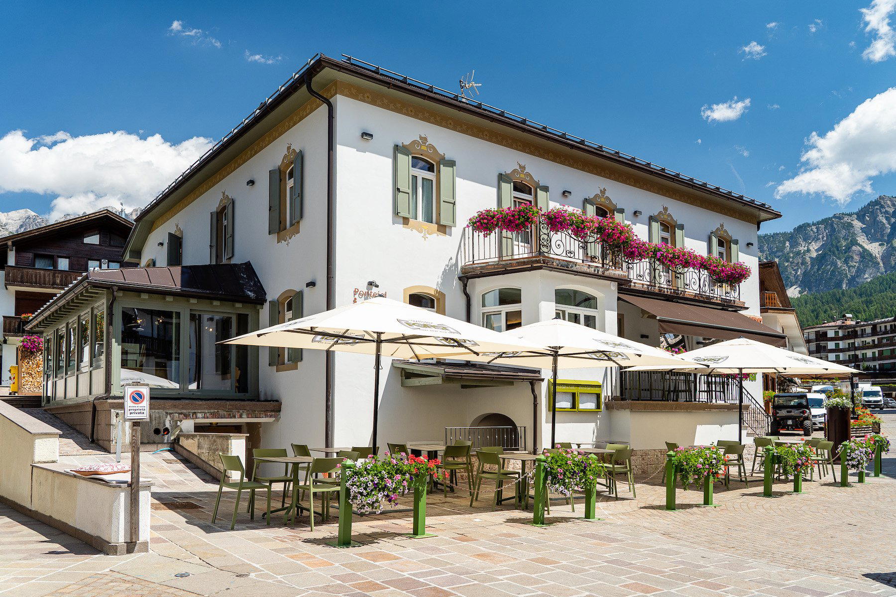 Pontejel restaurant in Cortina d'Ampezzo, Italy