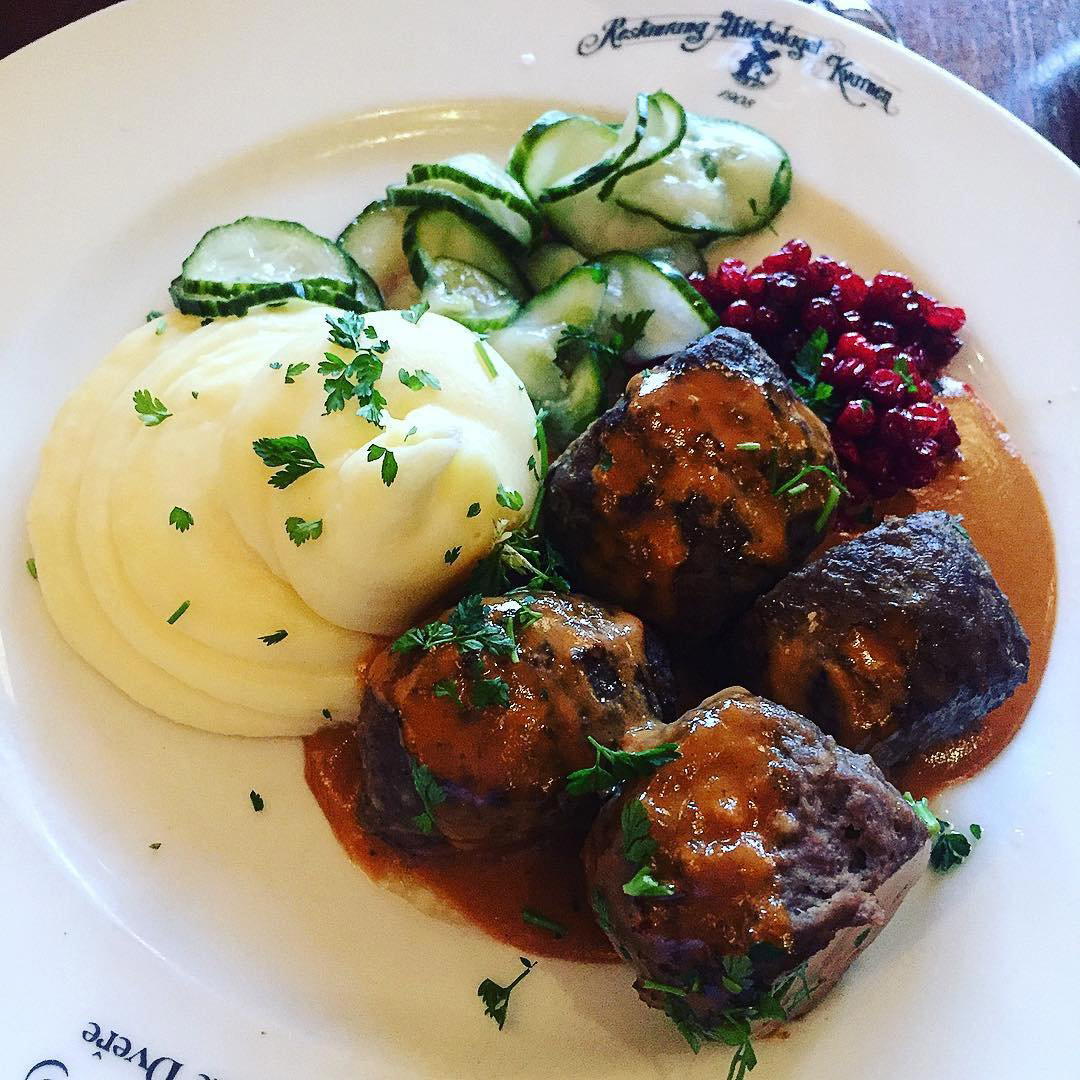 Meatballs restaurant in Stockholm, Sweden