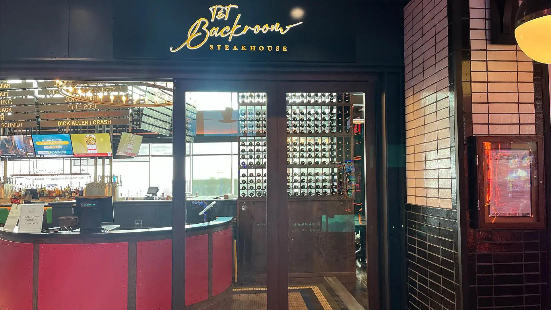 T & T Backroom Steakhouse restaurant in Chester, United States