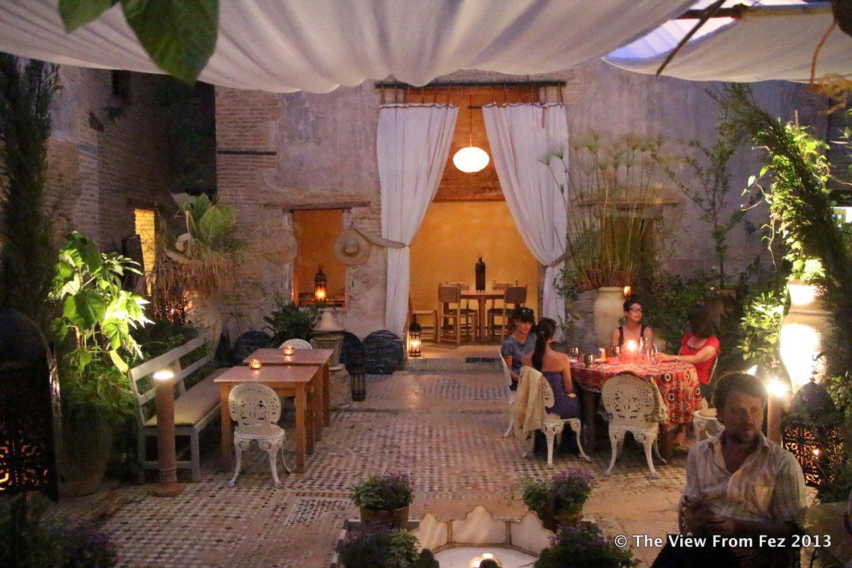 The Ruined Garden restaurant in Fès