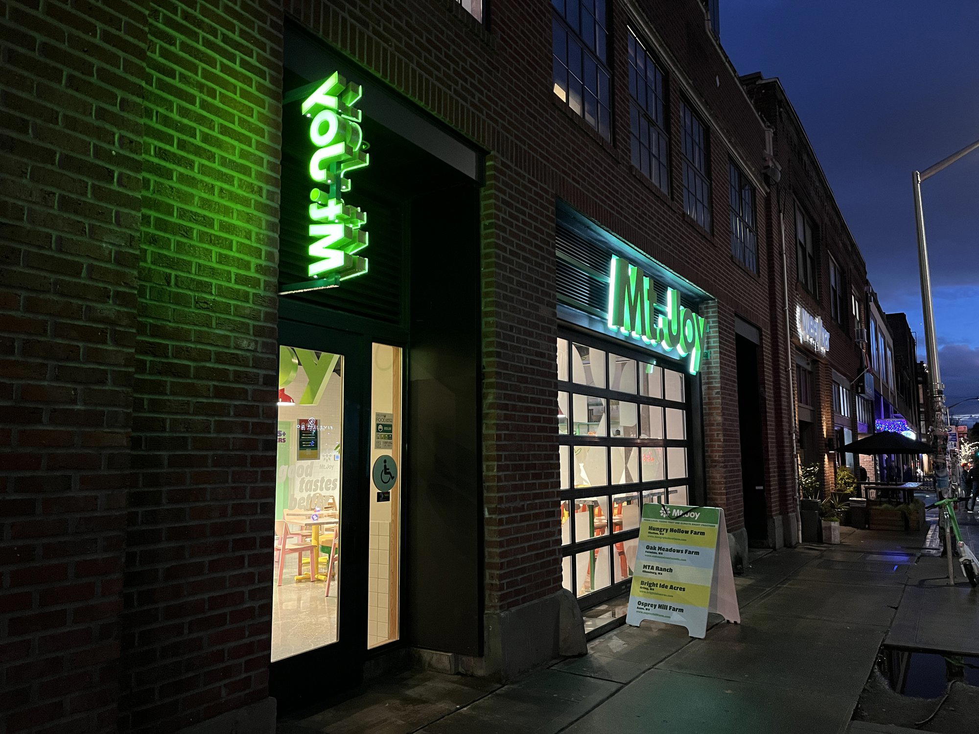 Mt. Joy restaurant in Seattle, United States
