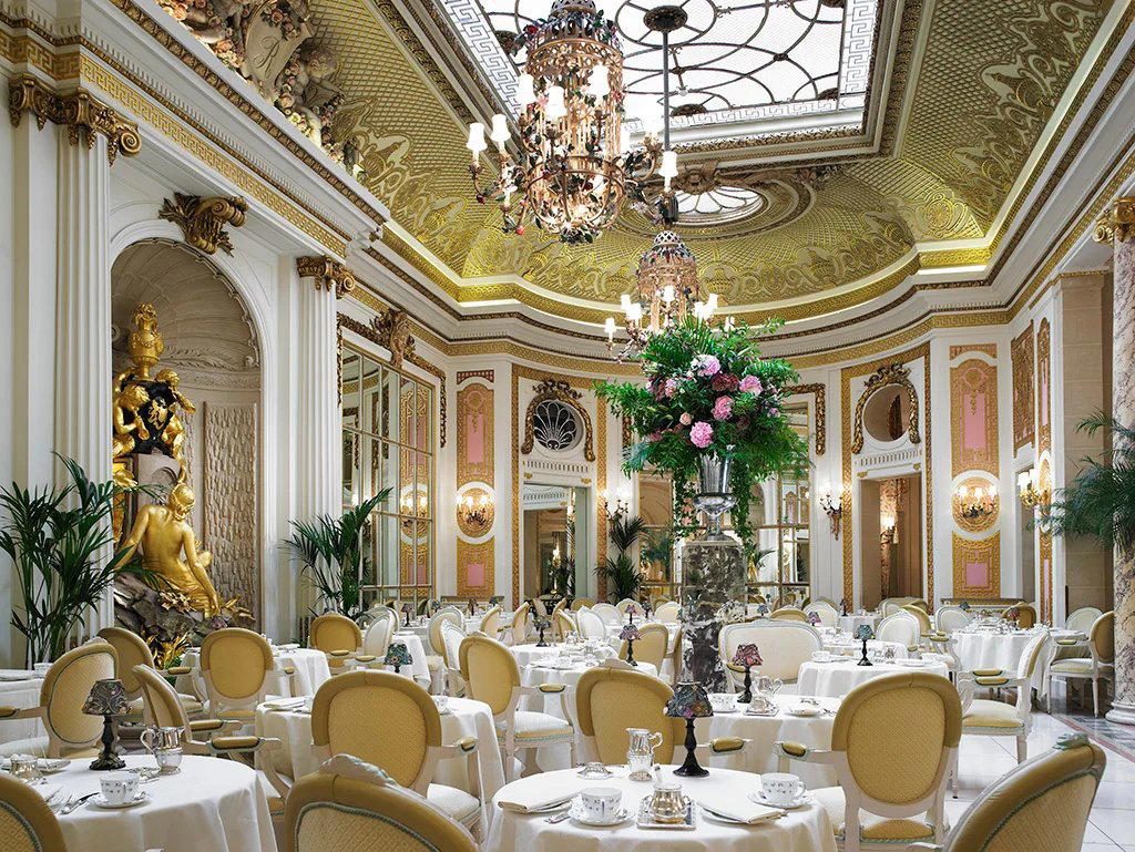 The Ritz Palm Court restaurant in London, United Kingdom