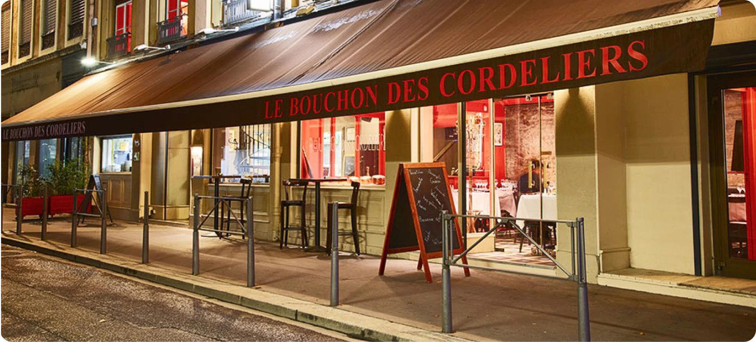 Le Bouchon des Cordeliers restaurant in Lyon, France