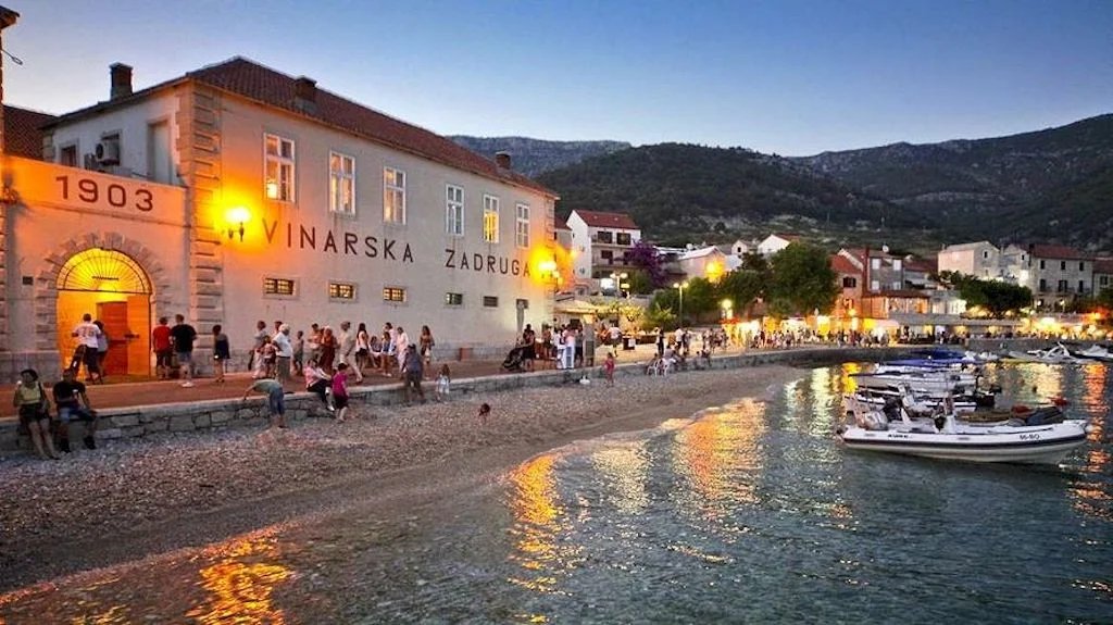 Stina Winery restaurant in Bol, Croatia