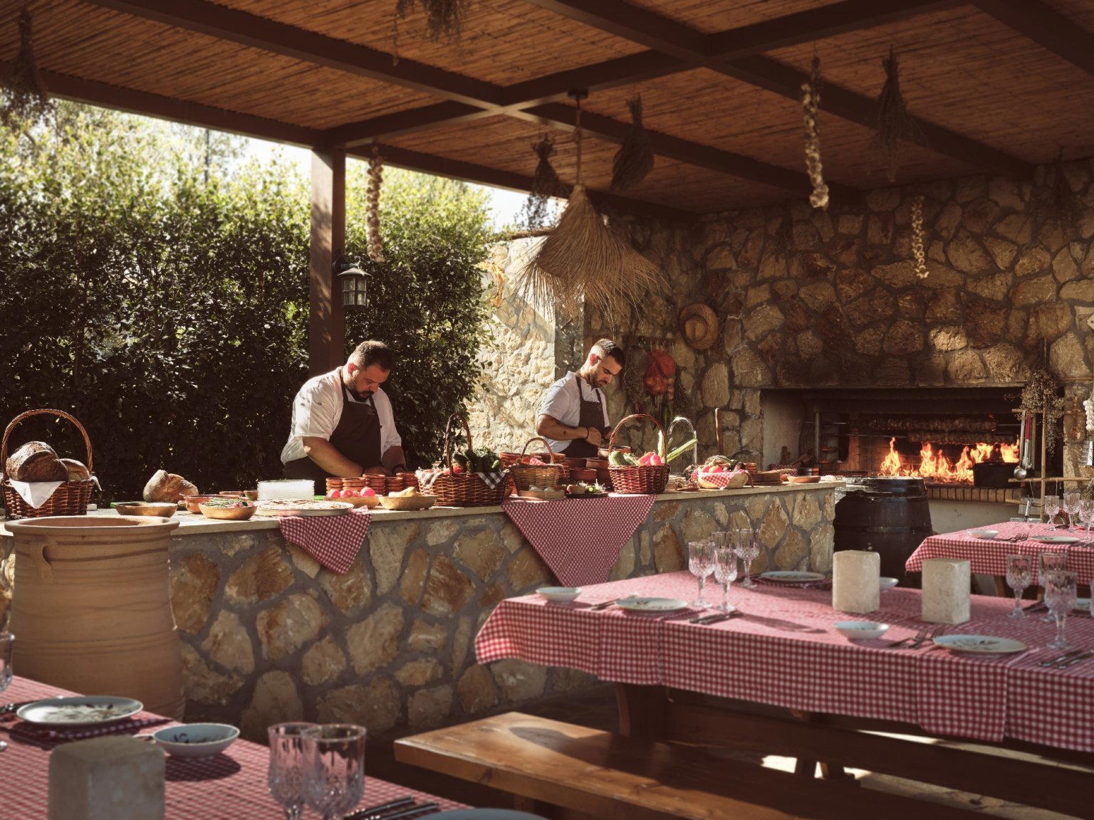 Bostani restaurant in Halkidiki