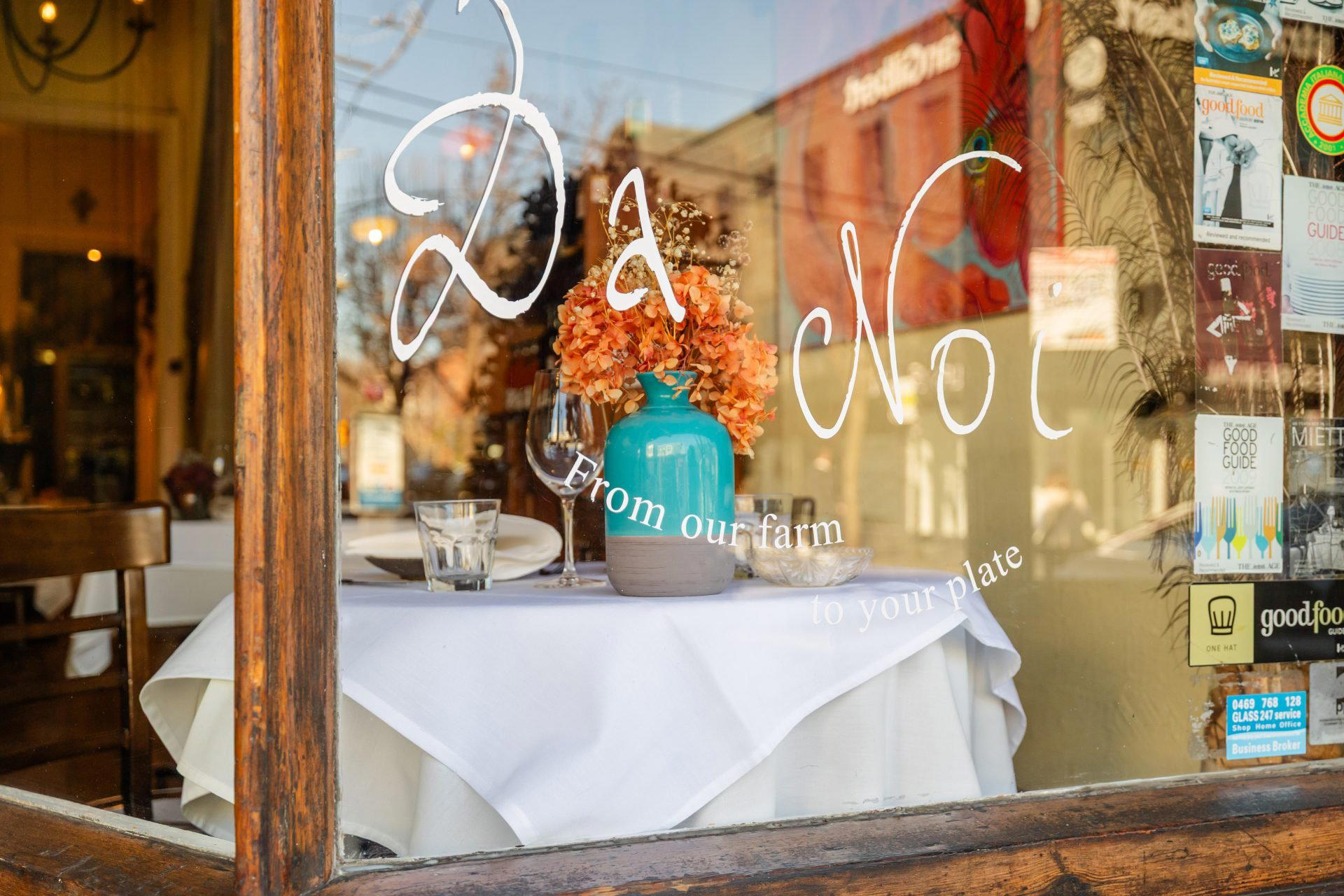 Da Noi restaurant in Melbourne, Australia