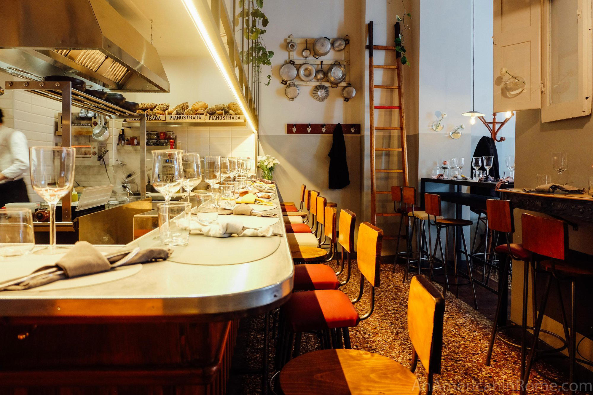 Pianostrada restaurant in Rome, Italy