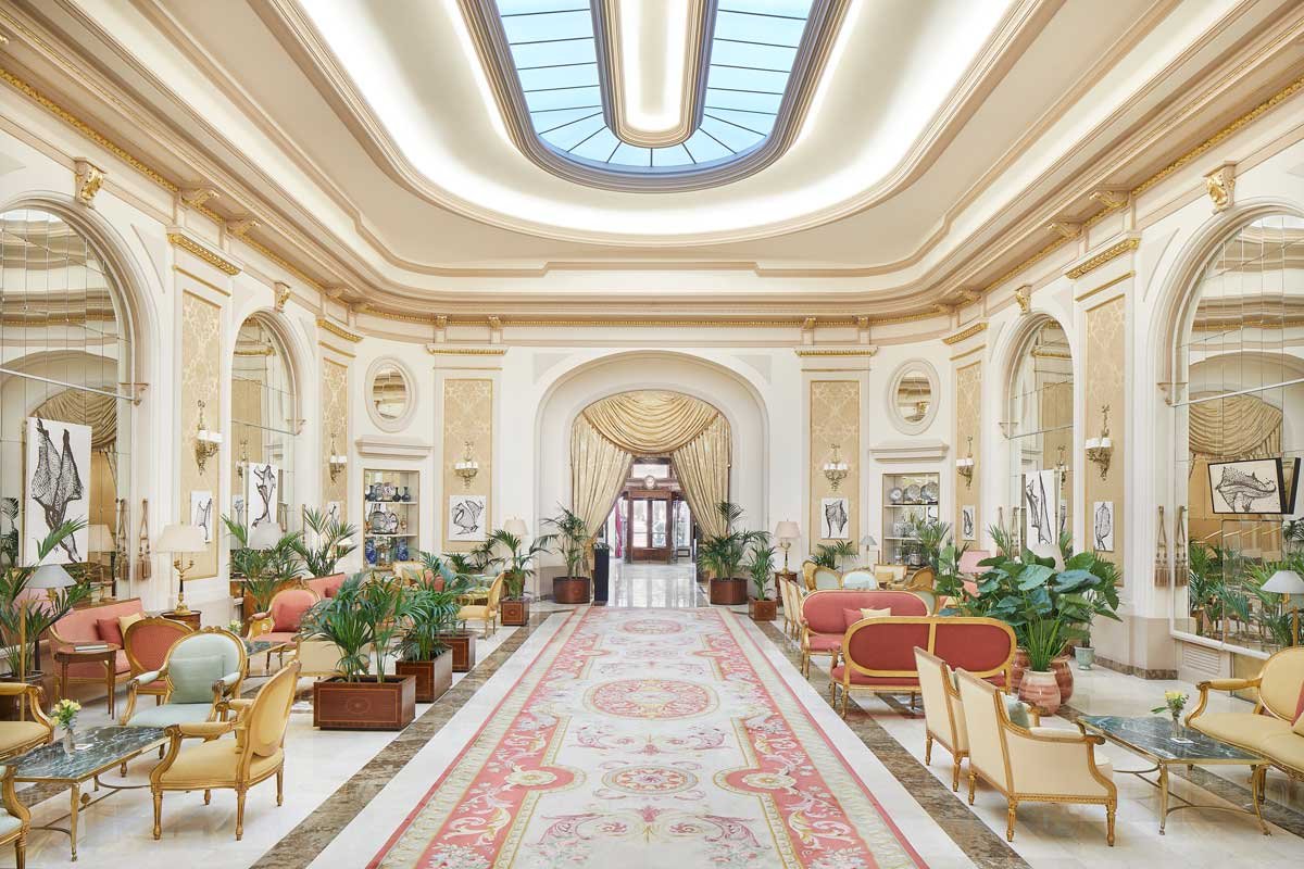 Winter Garden @ El Palace Hotel restaurant in Barcelona, Spain
