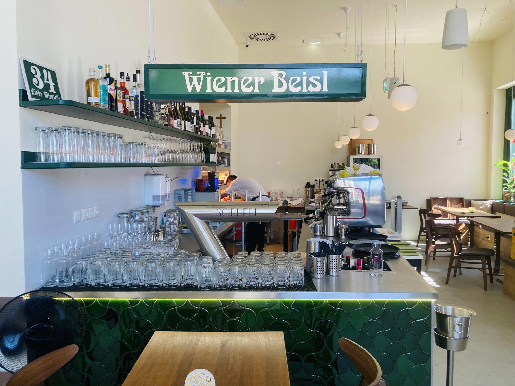 Sopherl am Naschmarkt restaurant in Vienna, Austria