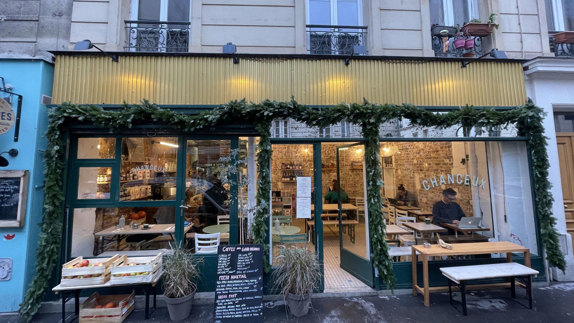 Chanceux restaurant in Paris, France