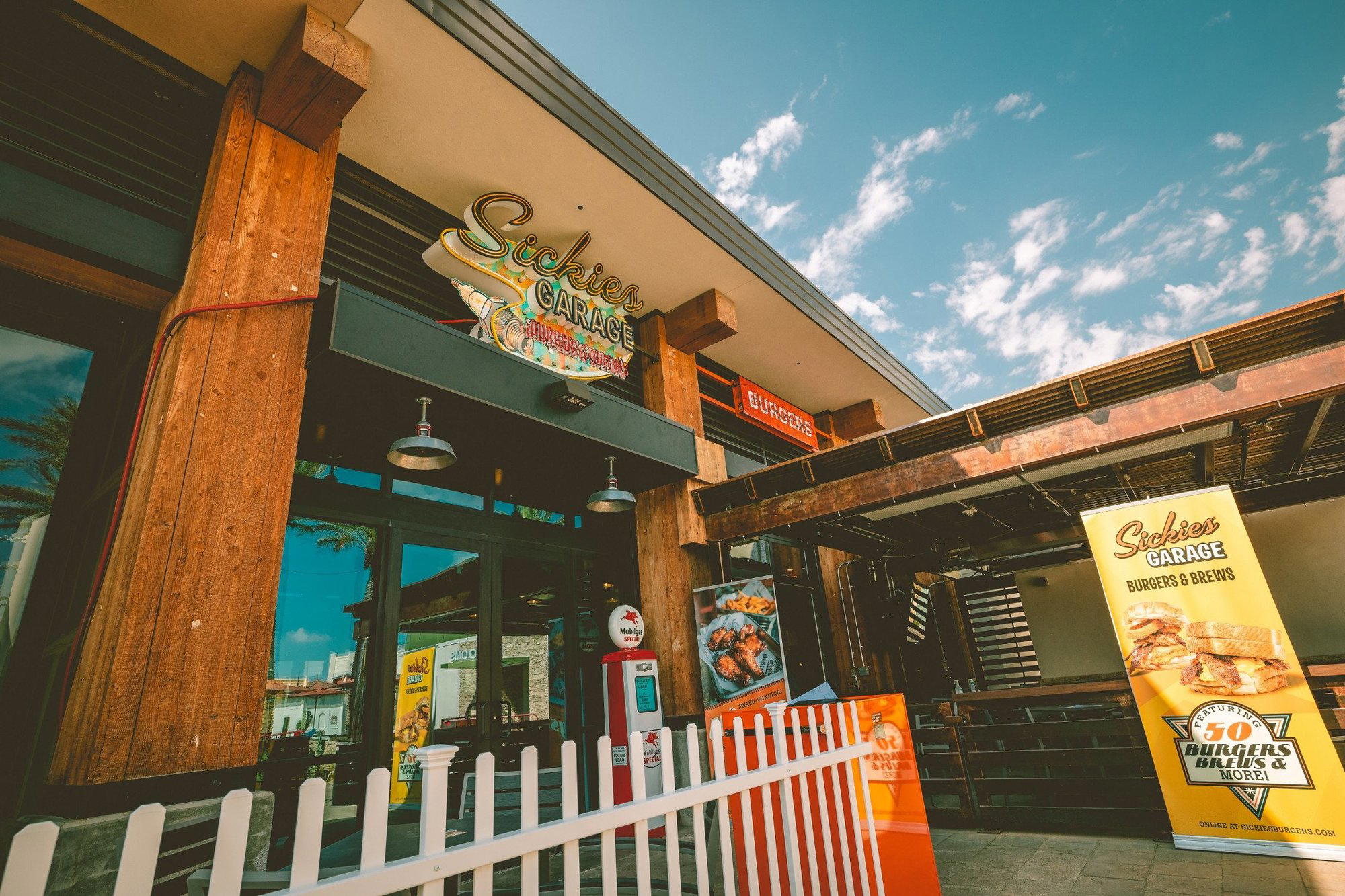 Sickies Garage Burgers & Brews restaurant in Las Vegas, United States