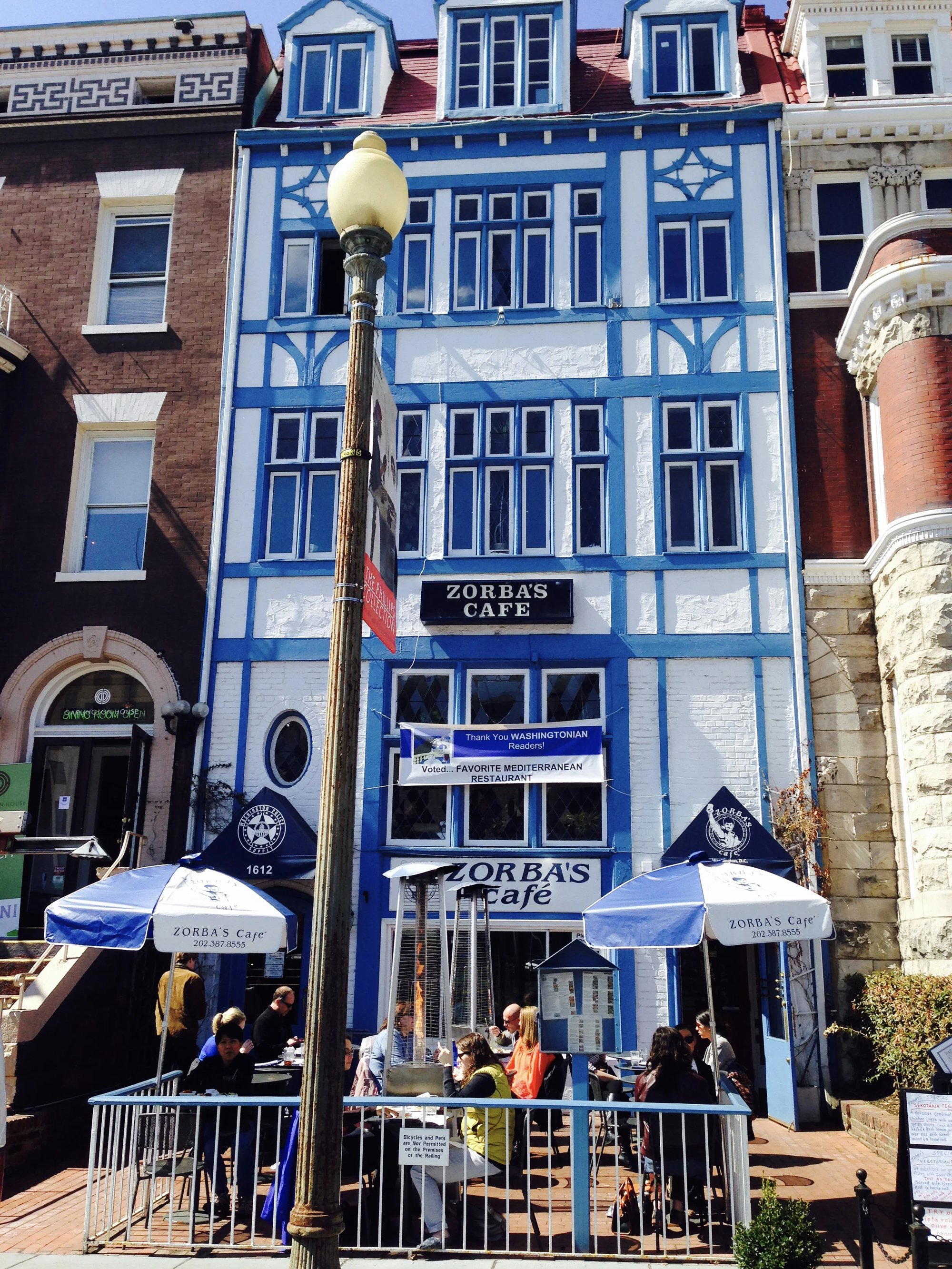 Zorba's Café restaurant in Washington DC, United States