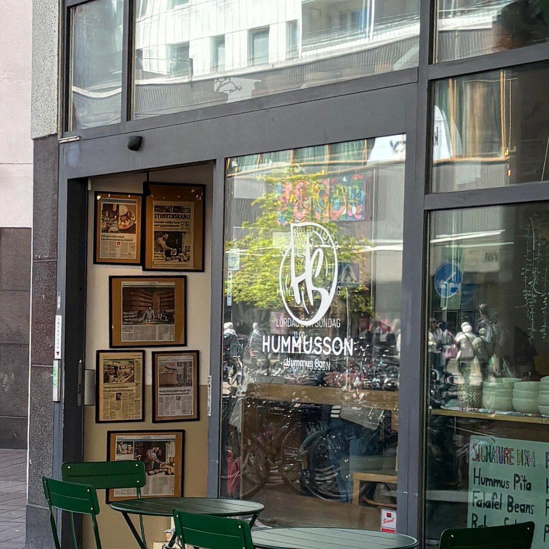 Hummusson restaurant in Malmö, Sweden