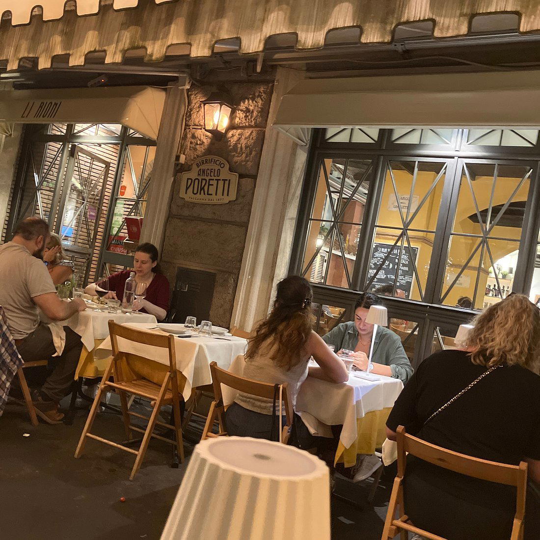 Li Rioni a Santiquattro restaurant in Rome, Italy