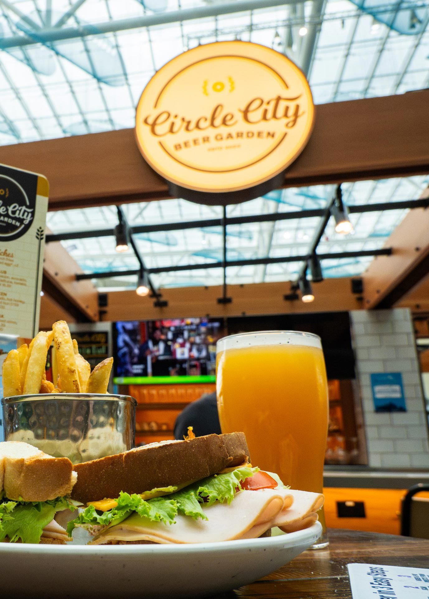 Circle City Beer Garden restaurant in Indianapolis, United States