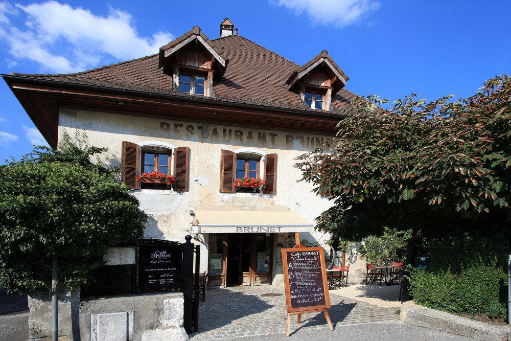 Café Brunet restaurant in Annecy, France