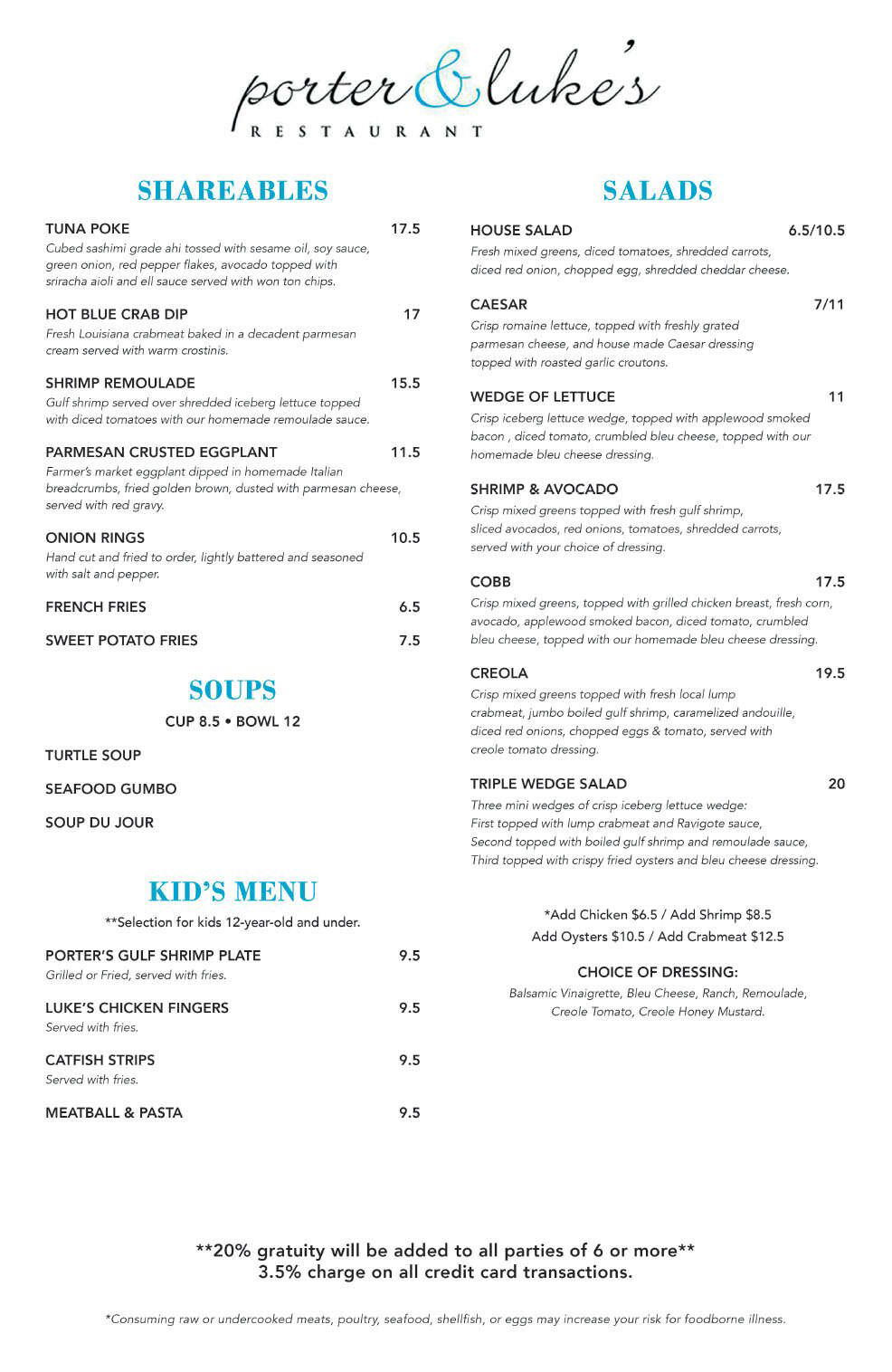 Porter & Luke's restaurant in Metairie, United States