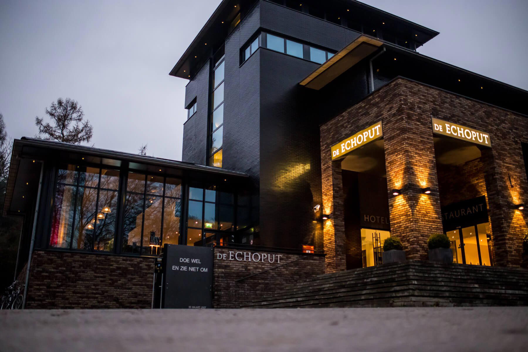 de Echoput restaurant in Hoog Soeren, Netherlands