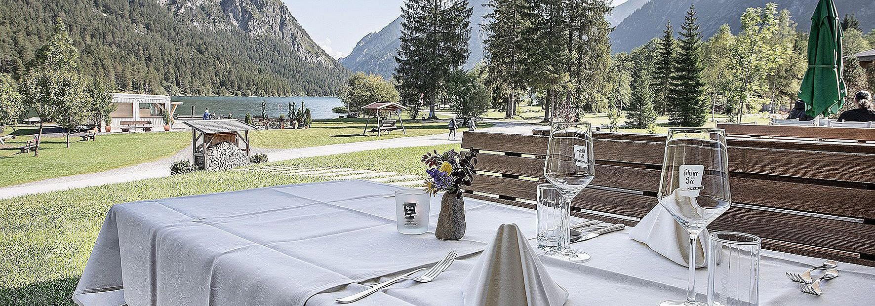 Fischer am See restaurant in Heiterwang, Austria