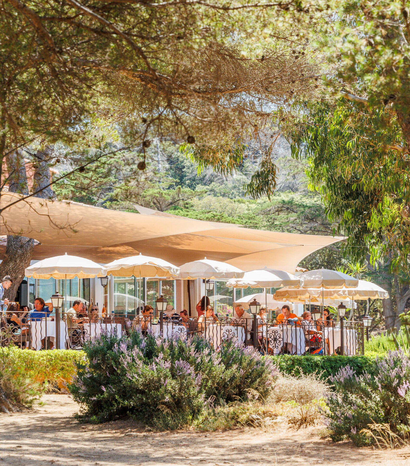 Le Mas Du Langoustier restaurant in Hyères, France