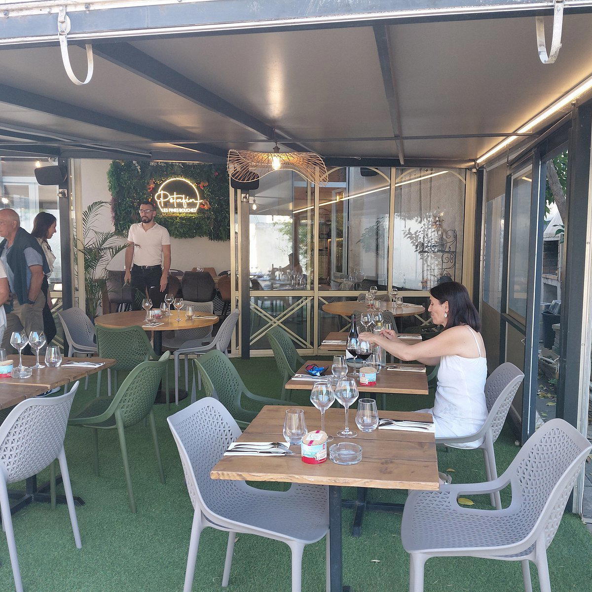 Le Pòtafin restaurant in Saint Just, France