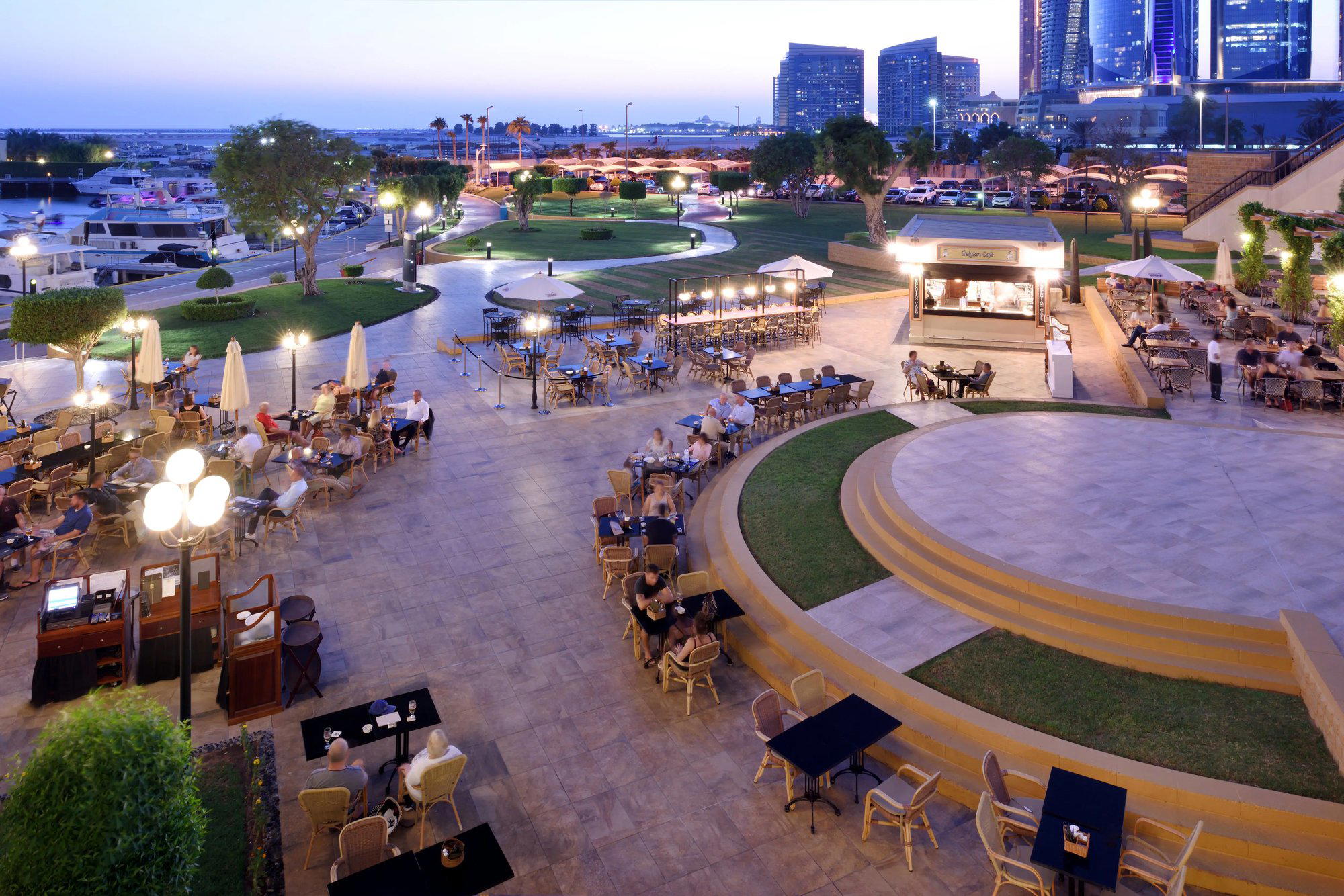 Belgian Café restaurant in Abu Dhabi, United Arab Emirates