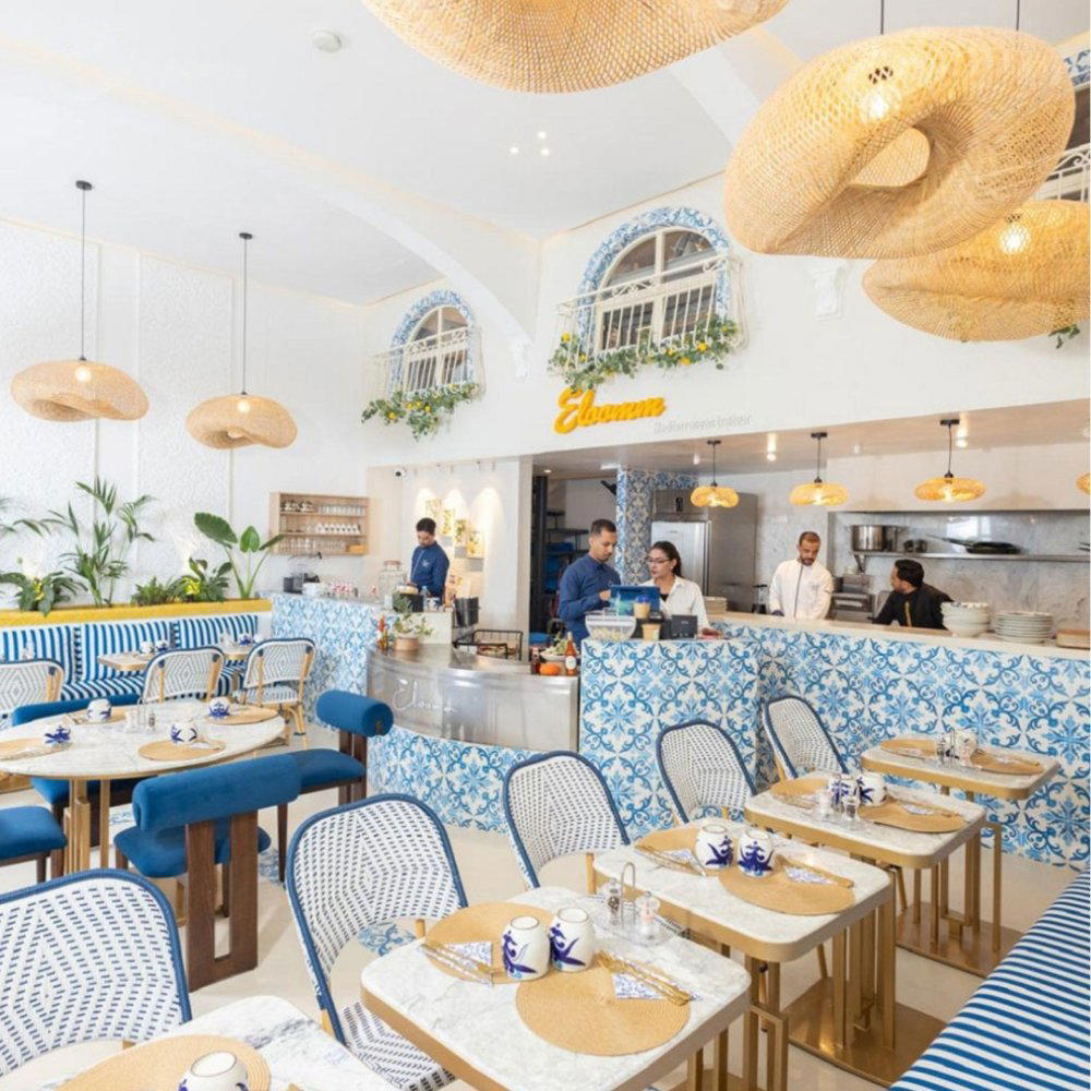 Eloomm restaurant in Marrakech, Morocco