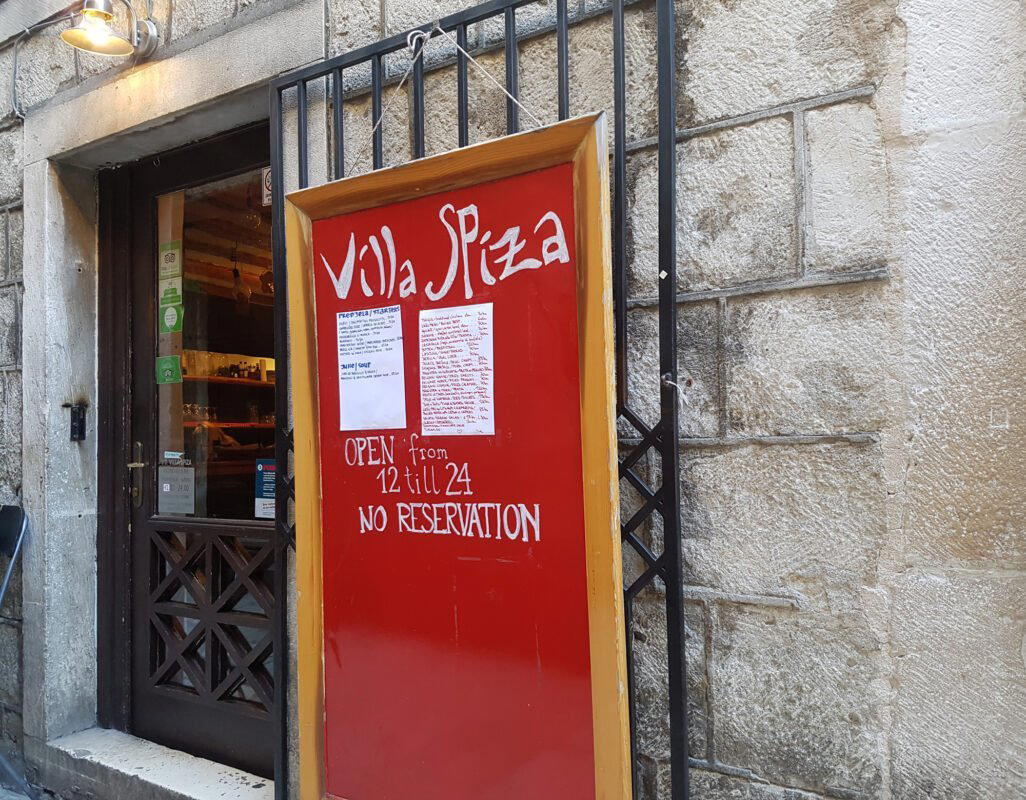 Villa Spiza restaurant in Split, Croatia