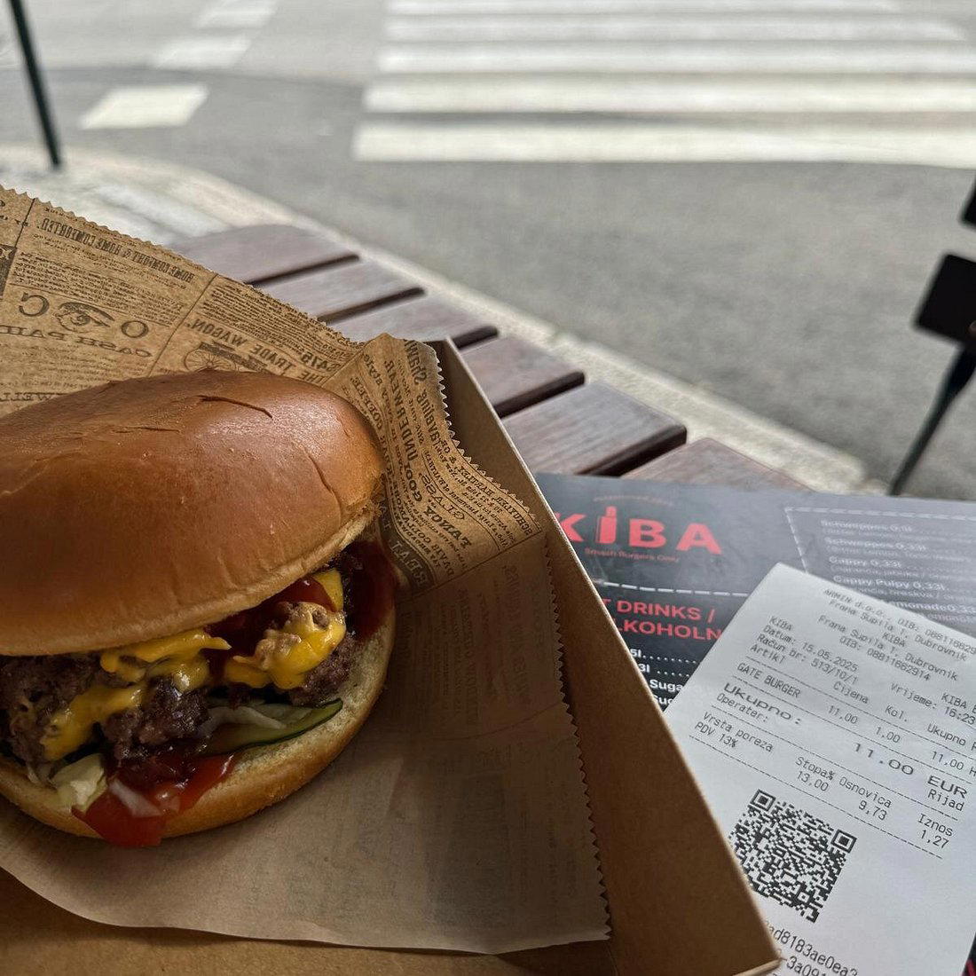 Kiba Burger restaurant in Villa Sarmiento, Argentina