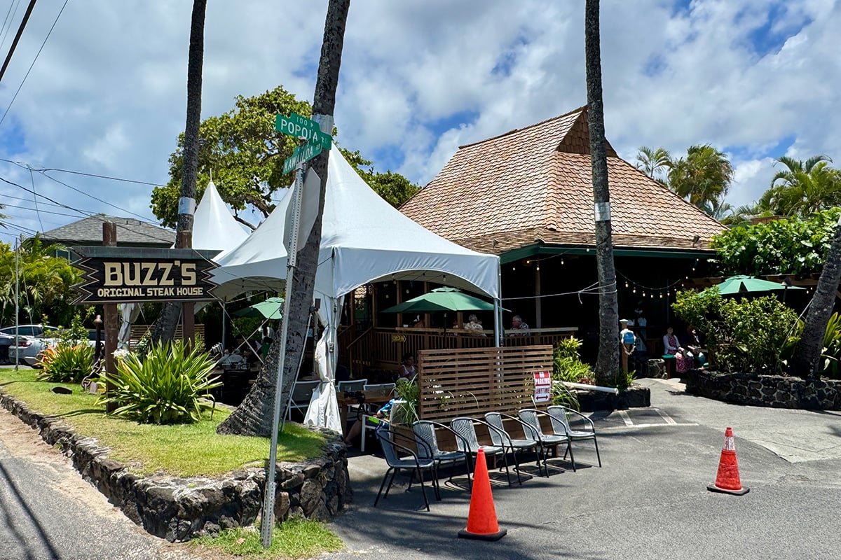 Buzz's Original Steakhouse restaurant in Kailua, United States
