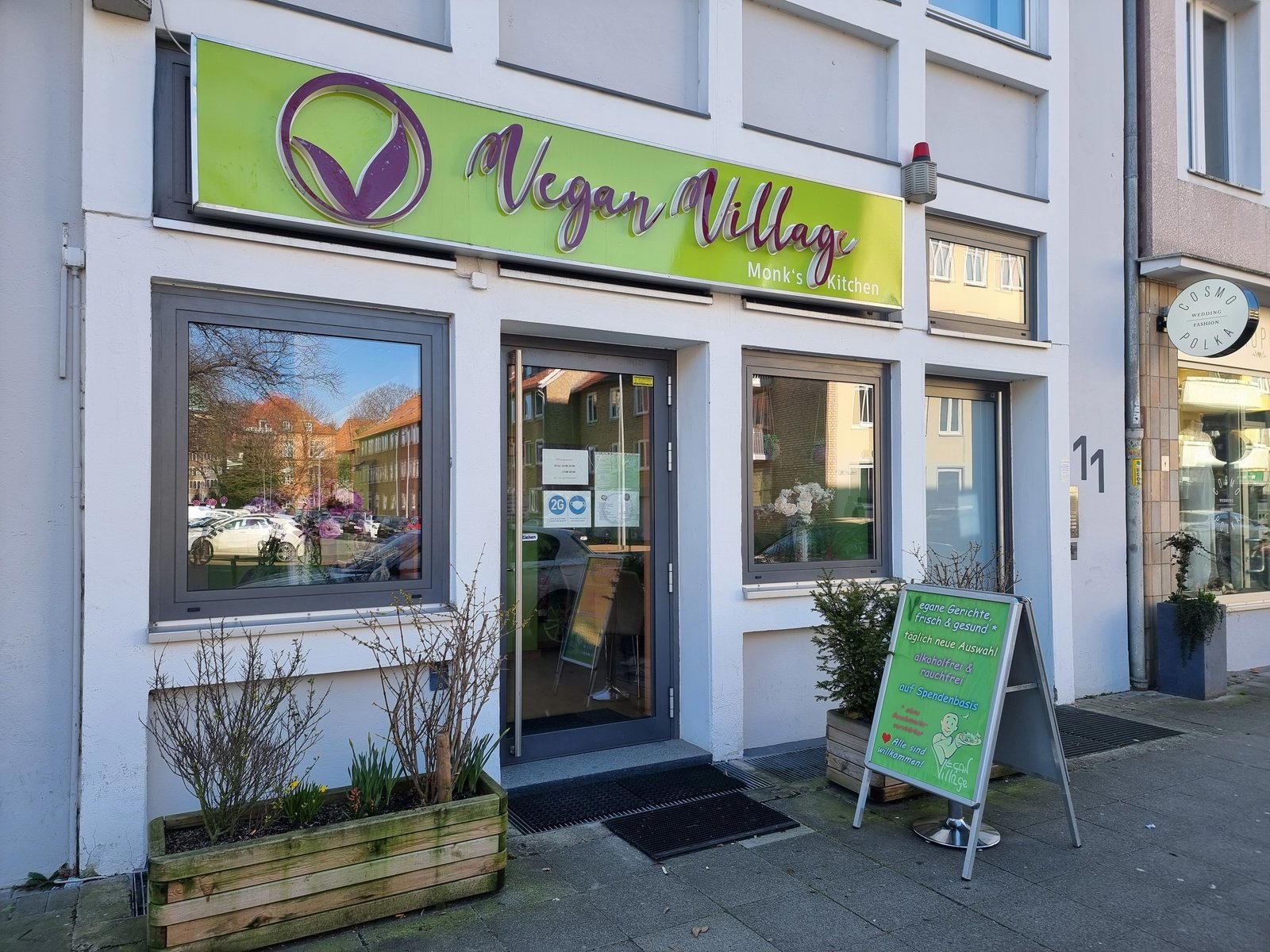 Vegan Village restaurant in Hanover, Germany