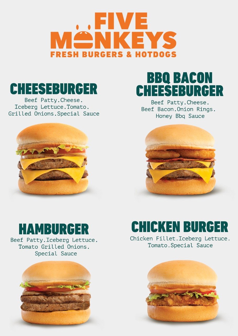 Five Monkeys Burger - Panglima Polim, Restaurant in Jakarta