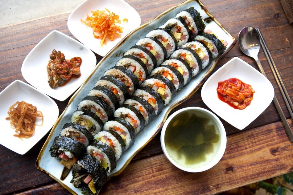 Joseon Gimbap restaurant in Seoul, South Korea