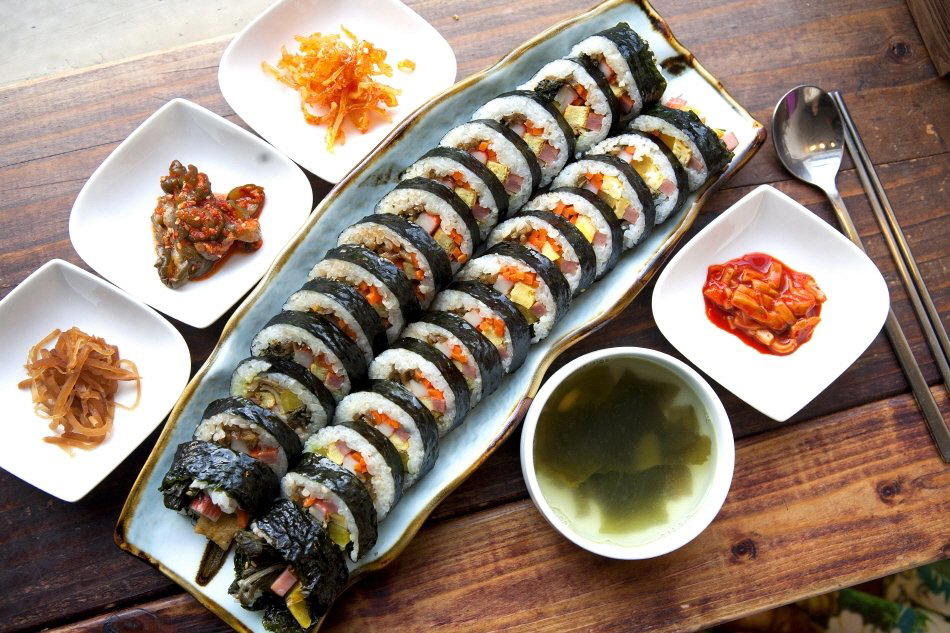 Joseon Gimbap restaurant in Seoul, South Korea