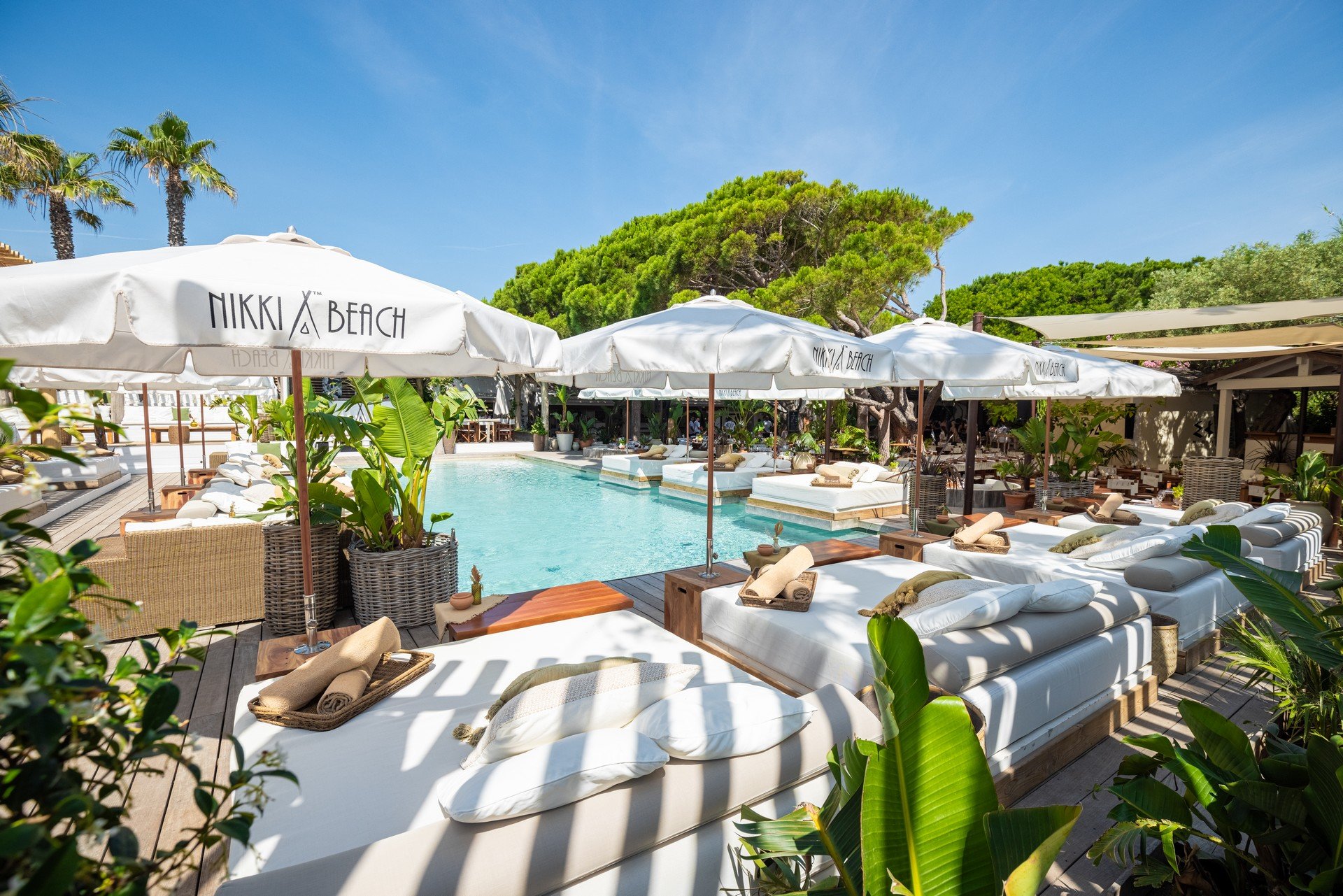 Nikki Beach St. Tropez restaurant in Ramatuelle, France