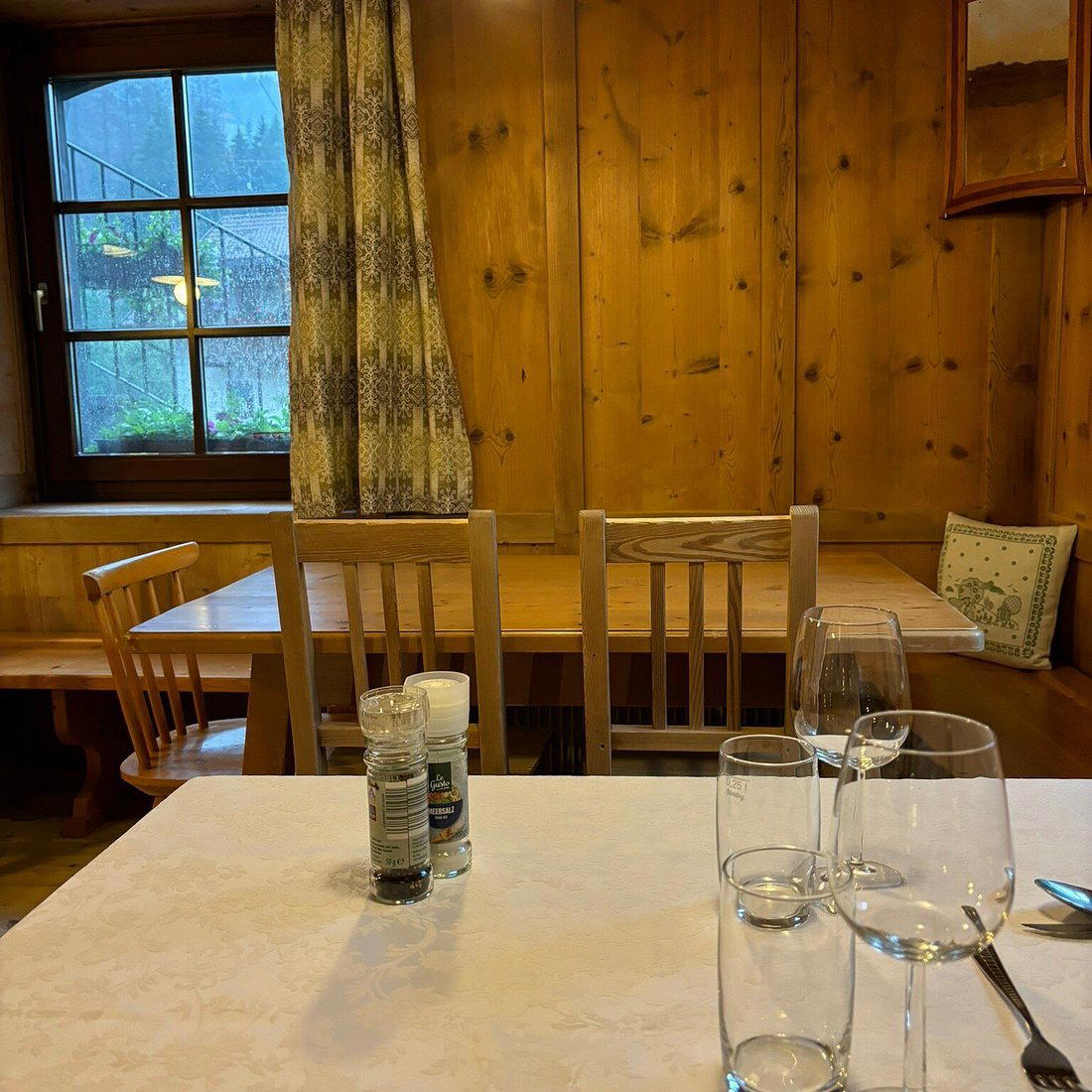 Garsun restaurant in Mareo, Italy