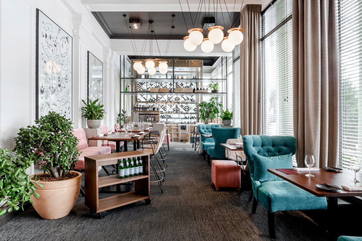 Biblioteka Number One restaurant in Riga, Latvia