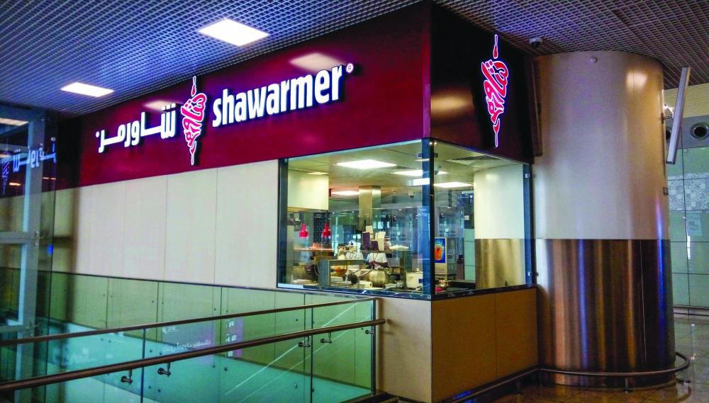 Shawarmer restaurant in Riyadh, Saudi Arabia