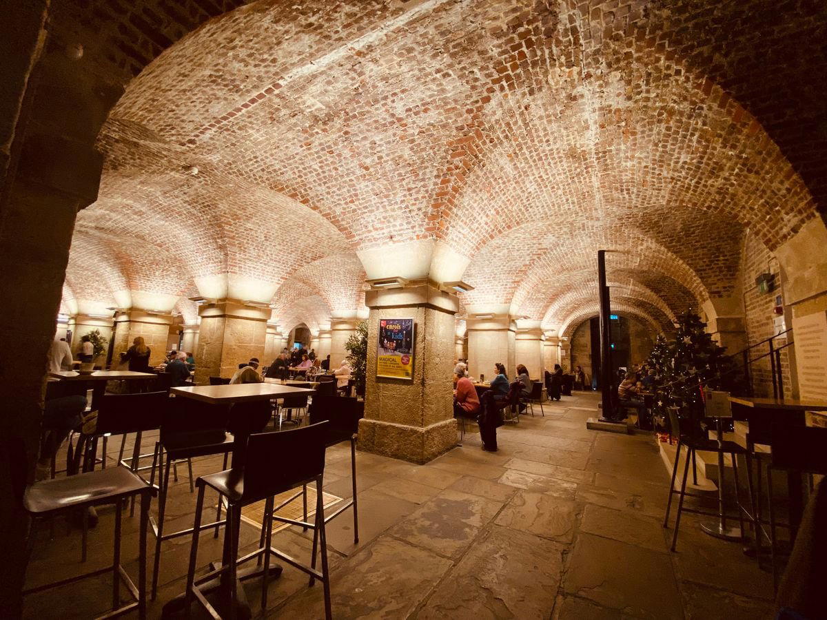 Café in the Crypt restaurant in London, United Kingdom