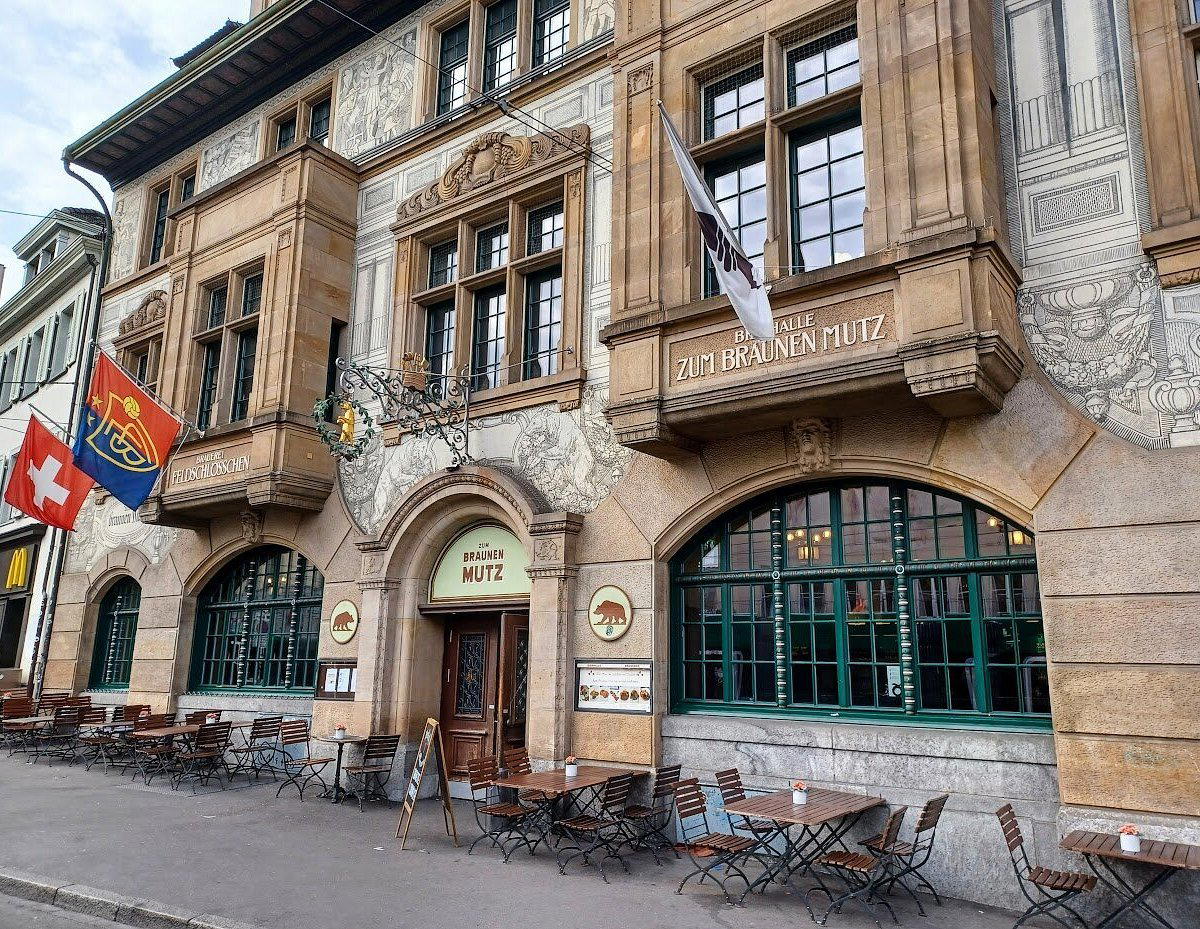 Zum Braunen Mutz restaurant in Basel, Switzerland