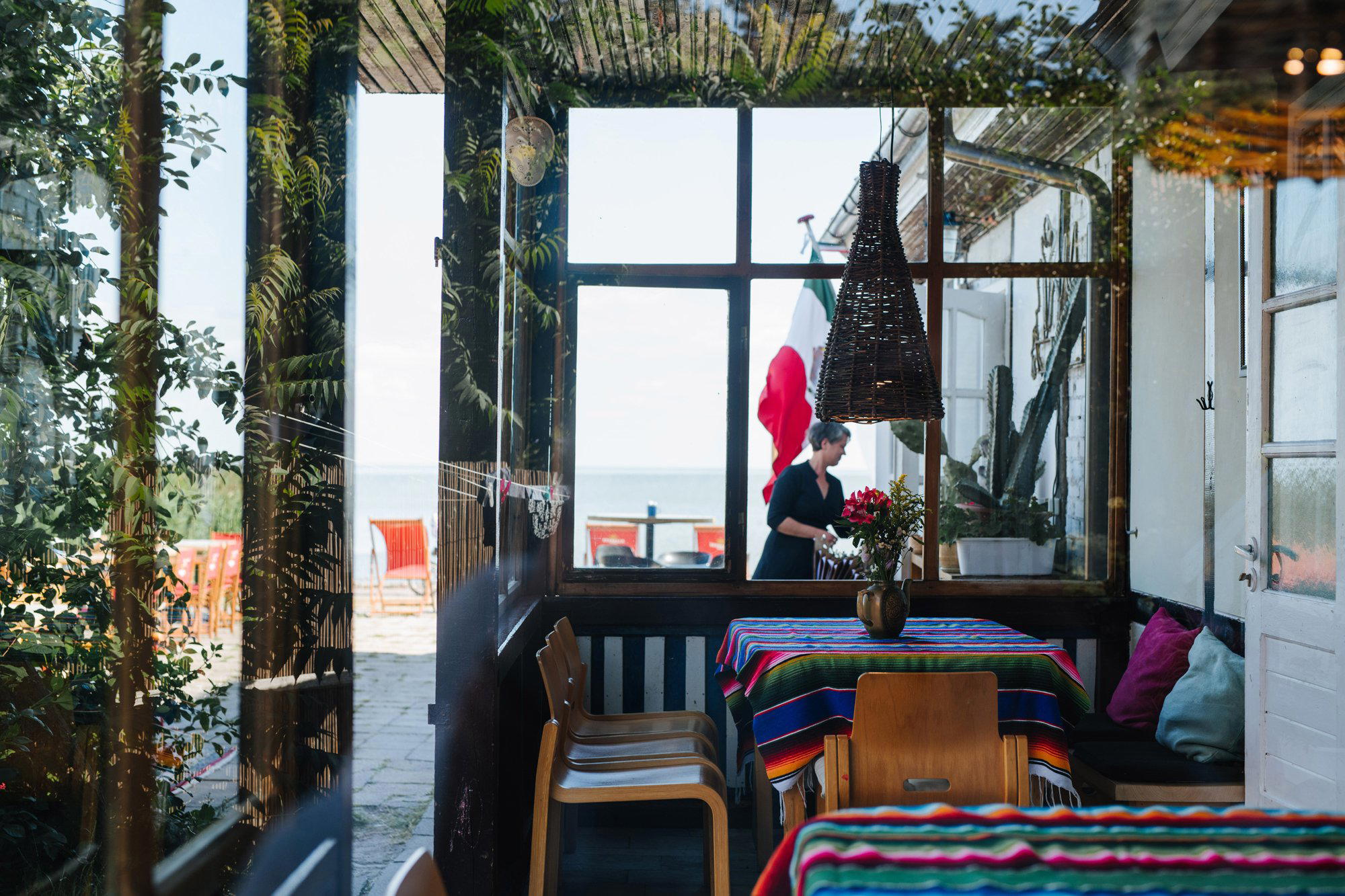 Sofa de Pancho Nida restaurant in Neringa