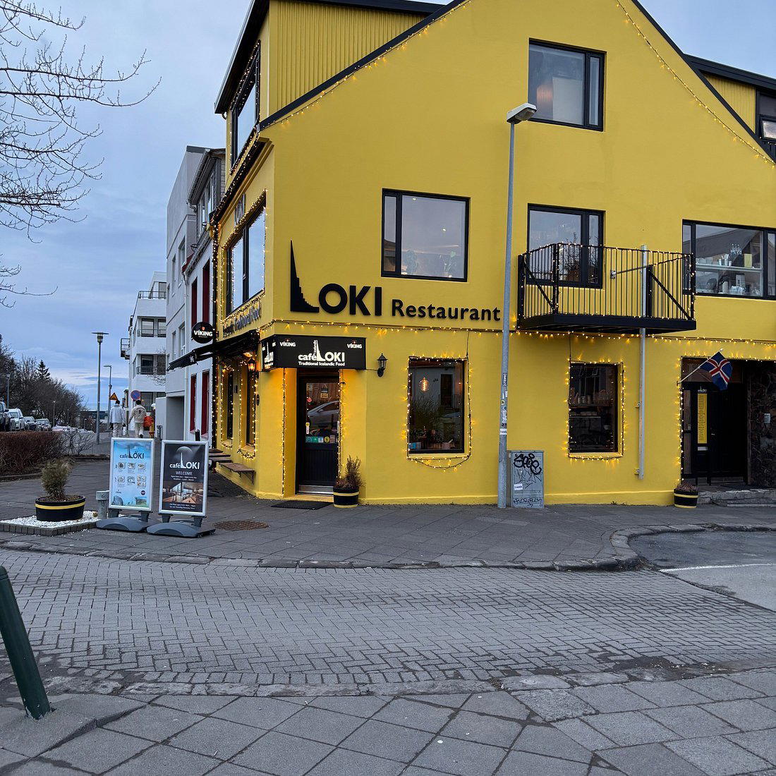 Café Loki restaurant in Reykjavík, Iceland