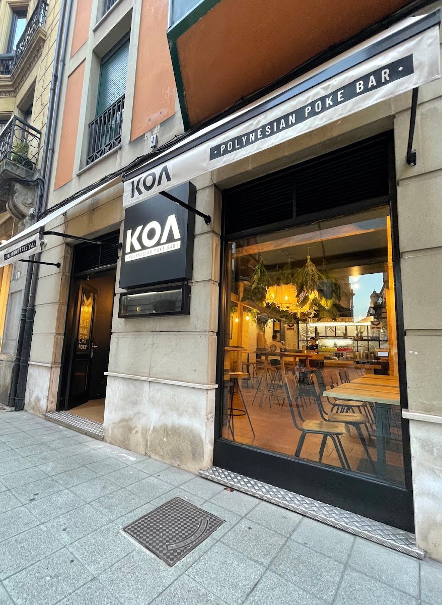 Koa Poke restaurant in Gijon, Spain