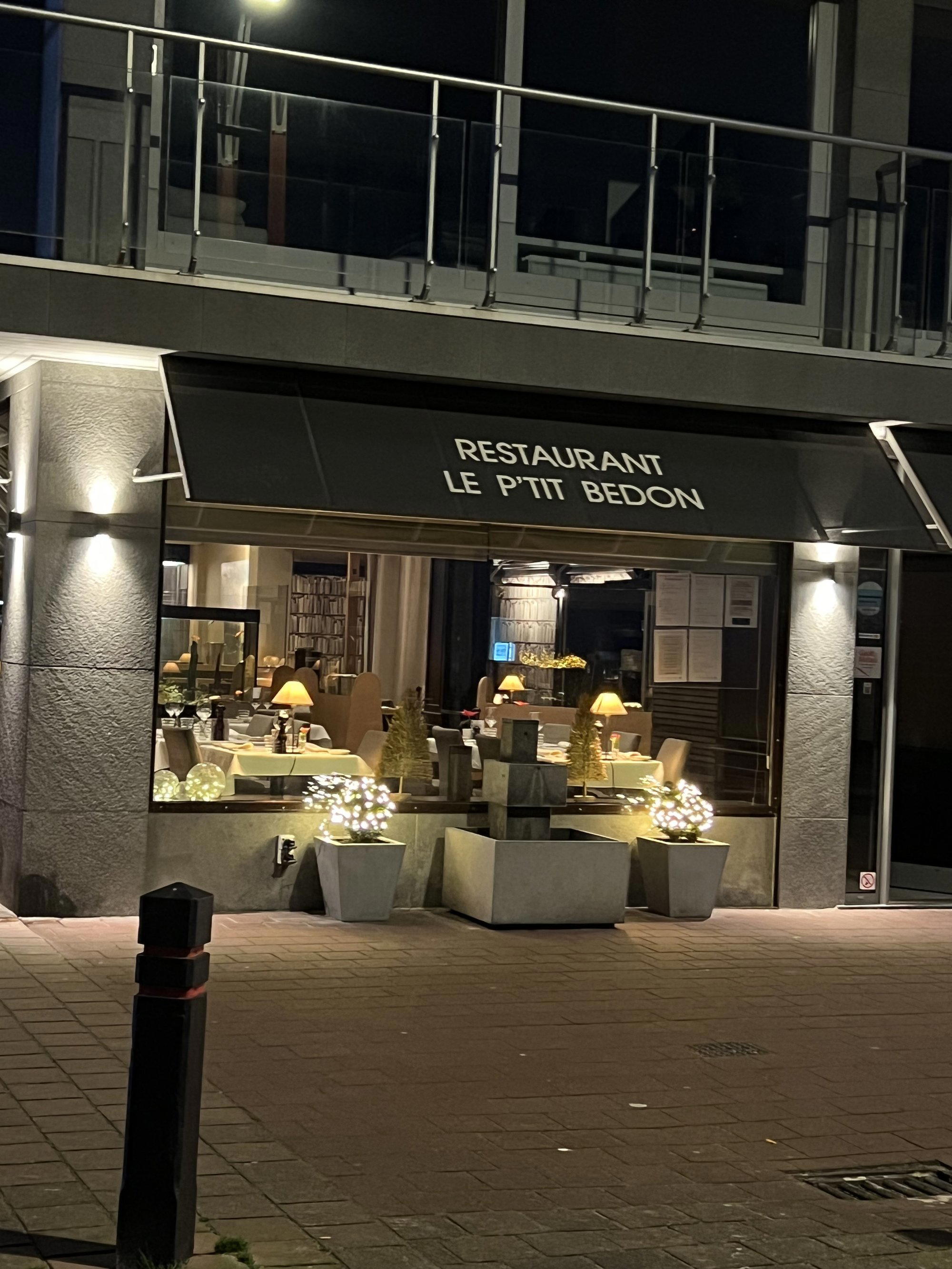Le P'tit Bedon restaurant in Knokke Heist, Belgium