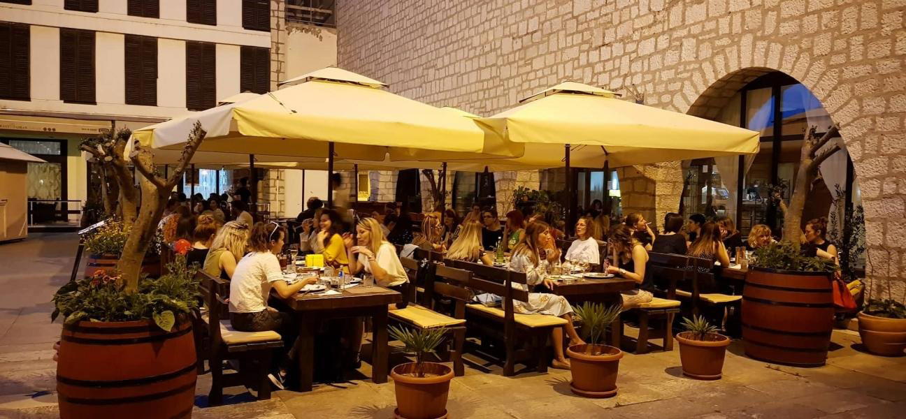 Pjat restaurant in Sibenik, Croatia